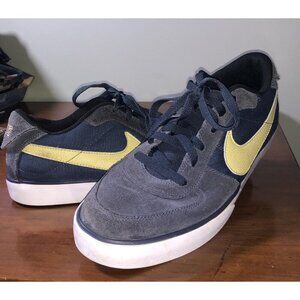 Nike 6.0 Mavrk Shoes Sneakers Mens 11 US‎ 313067-471 Blue Gold Skaters
